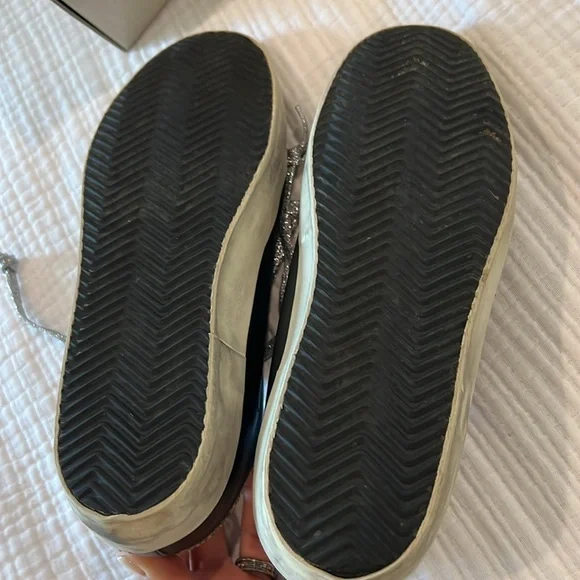 Golden Goose Super Star Croco Leather Low Top Glitter Sneaker 40 / 10 - Picture 12 of 16